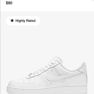 NIKE AIR FORCE 1 white